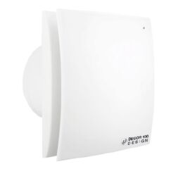 DECOR 100 DESIGN CZ  IPX4 malý axiální ventilátor Elektrodesign, S&amp;P