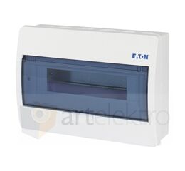 Eaton BC-O-1/12-ECO Rozvodnice NA omítku, průhledné plast. dveře, 1 řada, 12 modulů *280347