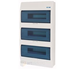Eaton BC-O-3/36-ECO Rozvodnice NA omítku, průhledné plast. dveře, 3 řady, 36 modulů *284640