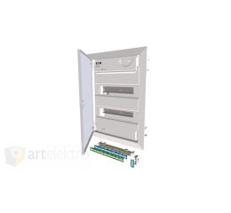 Eaton KLV-24HWS-F Rozvodnice KLV, do dutých stěn, plech.dveře, šroubová svorkovnice, řad 2, modulů 28 *178824