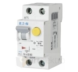 Eaton PFL7-6/1N/B/003 Chránič s nadproudovou ochranou, Ir=250A, AC, 1+N, 10kA, char.B, Idn=0.03A, In=6A *263430