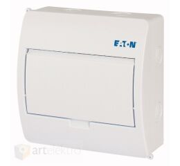 Eaton BC-O-1/8-TW-ECO Rozvodnice NA omítku, bílé plast. dveře, 1 řada, 8 modulů *281690