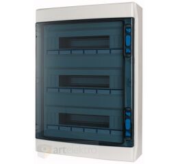 Eaton IKA-3/54-ST-UV Rozvodnice NA omítku IP65 pro venkovní použití, průhledné dveře, 3 řady, 54 modulů *174195