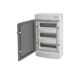 ETI ECH-36PT *001101064 Nástěnná rozvodnice s průhlednými dvířky ECH-36PT, počet modulů: 36 (3x12), In = 63A, Un = 1000V AC / 1500