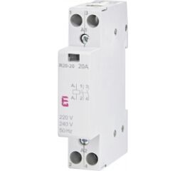 ETI R 20-20 230V *002461210 Modulární stykač R 20-20 230V, 2p, 1M, kontakty 2xNO, In = 20A, Un = 230V AC
