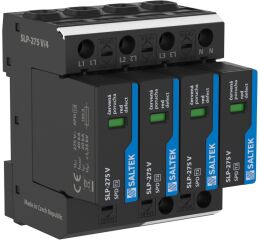 Saltek SLP-275 V/4 svodič přepětí, vhodné pro 3-fázový systém TN-S, 160 kA (8/20) *A01722