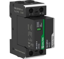 Saltek DA-275 V/1+1 přepěťová ochrana jednofázová, zapojení 1+1, instalace těsně před chráněné zařízení, vhodné pro systémy TN a TT, 63 A