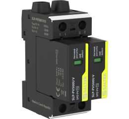 Saltek SLP-PV500 V/U svodič přepětí pro fotovoltaické systémy (pro oba póly), do 500 V DC, 80 kA (8/20)