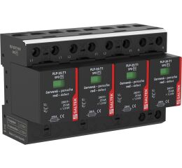 Saltek FLP-25-T1-V/4 Svodič bleskových proudů, vhodné pro 3-fázový systém TN-S,  instalace na vstupu do budovy, 100 kA (10/350)