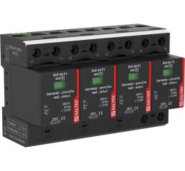 Saltek FLP-25-T1-VS/4 Svodič bleskových proudů, vhodné pro 3-fázový systém TN-S, instalace na vstupu do budovy, 100 kA (10/350), dálková signalizace poruchy