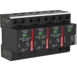 Saltek FLP-25-T1-VS/3+1 Svodič bleskových proudů, vhodné pro 3-fázový systém TT, instalace na vstupu do budovy, 100 kA (10/350), dálková signalizace poruchy