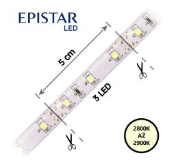 LED pásek 60LED/m, 3528, IP65, 2800 - 2900 K, bílá