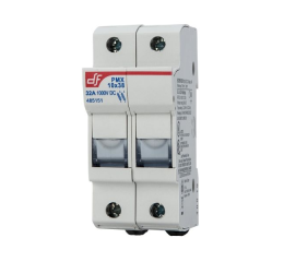 Pojistkový odpínač PMX 2-polový pro pojistky 10x38, 1000V DC, 32A pro fotovoltaiky 485151 Morek