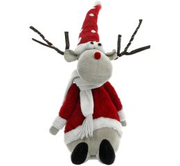 Vánoční dekorace SOB s LED plyšový výška 56cm RXL 421 napájení bateriemi Retlux
