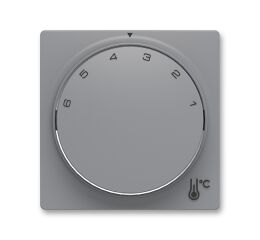 Zoni® 3292T-A00300 241 kryt termostatu prostorového s otočným ovládáním, s upevňovací maticí barva šedá ABB