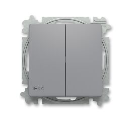 Zoni® 3559T-A05940 241 přepínač sériový, s krytem, řazení 5, IP44 barva šedá ABB