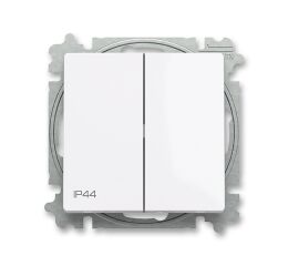 Zoni® 3559T-A05940 500 přepínač sériový, s krytem, řazení 5, IP44 barva bílá ABB