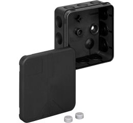 Spelsberg 2K-12-L/sw Rozbočovací krabice, druh krytí IP55, max. průřez vodiče 2,5?, rázová houževnatost IK07, třída ochrany II, Ui 400V AC, VDE, bez obsahu halogenů *34421201