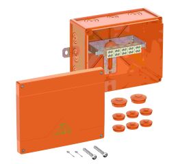 Spelsberg WKE 6 - Duo 5 x 10? Rozbočovací krabice, druh krytí IP66, rázová houževnatost IK08, třída ochrany II, Ui 450V AC, Ui 450V DC, UL-EU, VDE, bez obsahu halogenů *86751001