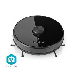Robotický vysavač  laserová navigace, Wi-Fi, sběrná nádrž: 0.6 l, automatické nabíjení, provozní doba do 120 min, černý , Android™ , iOS