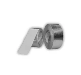 Páska TA 50/50 hliníková -30°C +120°C samolepicí páska teplotně odolná pro univerzální utěsnění ventilačních kanálů *10046 Tomex