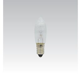 Žárovka vánoční  34V 3W E10 čirá pro svícny, žárovkové vánoční soupravy *374003000 NBB