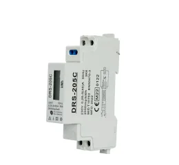 Elektroměr DRS-205C 5-45A MID B+D M-BUS, 1-fázový, LCD displej, 1-tarifní, 1modulový na DIN lištu