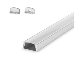 Sestava SET-PROFIL (E) SR/ML 2m - sestava profilu, difuzoru a koncovek GXLP900 Greenlux