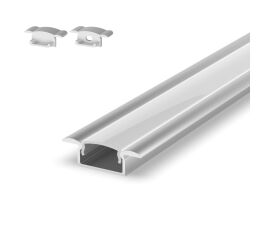 Sestava SET-PROFIL (F) SR/ML 2m - sestava profilu, difuzoru a koncovek GXLP904 Greenlux