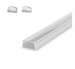 Sestava SET-PROFIL (E) SR/CL 2m - sestava profilu, difuzoru a koncovek GXLP908 Greenlux