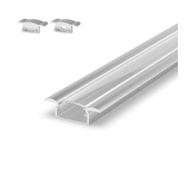 Sestava SET-PROFIL (F) SR/CL 2m - sestava profilu, difuzoru a koncovek GXLP909 Greenlux