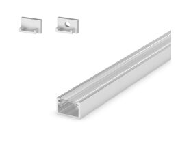 Sestava SET-PROFIL (E2) SR/CL 2m - sestava profilu, difuzoru a koncovek GXLP911 Greenlux