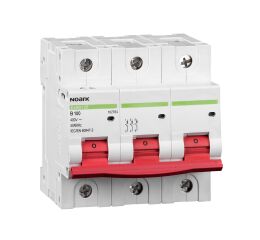 Instalační jistič 20 kA, charakteristika D, 80 A, 3-pól  Ex9B125 3P D80A *102801  Noark
