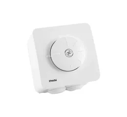 Regulátor RN300, RN 1A/IP54 otočný tlačítkový pro průmyslové ventilátory, možnost instalace na omítku Klimatom