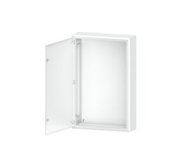 Rozvodnicová skříň RZE-N-1208025 pro nástěnnou montáž, jednokřídlové dveře, neprůhledné dveře, V x Š x H 1253 x 810 x 250, počet řad 7, rozteč 150 mm, počet modulů v řadě 34, krytí IP43, materiál