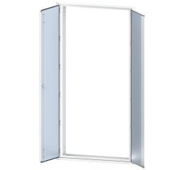 Rozvodnicová skříň RZE-Z-2010015-EI30S pro zapuštěnou montáž dvoukřídlové dveře, neprůhledné dveře, V x Š x H 2073 x 1078 x 157, počet řad 13, rozteč 150 mm, počet modulů v řadě 45, krytí IP54, m