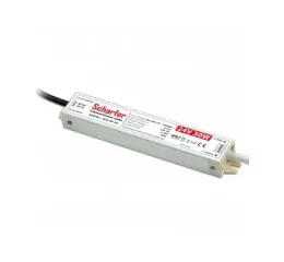 Napájecí zdroj  30W  1,25A 24VDC pro LED zdroje a LED moduly profesionální IP67 162x29x21 mm Scharfer *SCH-030-24