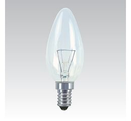 Žárovka AK 240V 25W E14 čirá svíčka  364003000