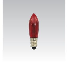 Žárovka AE E10 20V 3W červená