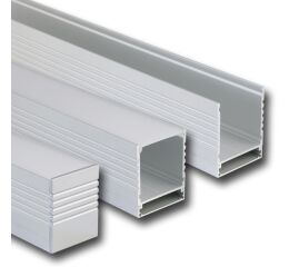Přisazený hliníkový profil 35x43 mm, mléčný difuzor 2m *ML-761.001.07.2