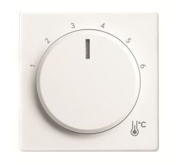 Future® linear 2CKA001710A4204 kryt termostatu prostorového s otočným ovladačem barva mechová bílá ABB