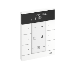 free@home 2CKA006220A0866 Tenton prvek ovládací 6násobný s termostatem, IAQ studio bílá ABB