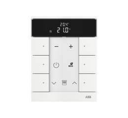 free@home 2CKA006220A0870 Tenton prvek ovládací 6násobný s termostatem mechová bílá ABB