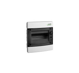 Plastová rozvodnice, průhledné dveře, montáž pod omítku, IP40, 1 řada, 4 moduly  PNF 4T *110818  Noark