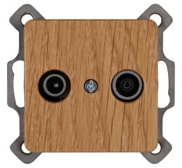 ONTARIO DUB zásuvka antenní TV/R koncová i průběžná 917030088 Kopp