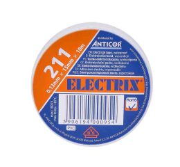 Páska izolační 15mmx10m bílá PVC