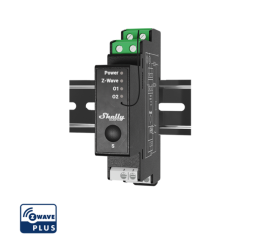 SHELLY WAVE PRO 2PM Spínací modul na DIN lištu  *3800235269121