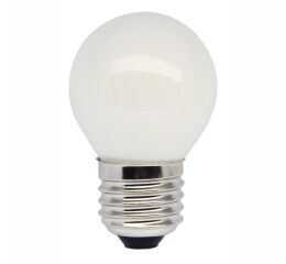 Žárovka E27 25W 230V iluminační matná malá koulička svítivost 200 lumen Novalamp