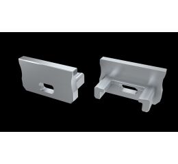 Koncovka profilu EC-PROFIL A GRAY HO (12-0014-00) barva šedá GXLP1405 Greenlux