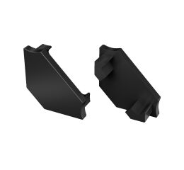 Koncovka profilu EC-PROFIL C BLACK (12-0042-01) barva černá GXLP1422 Greenlux
